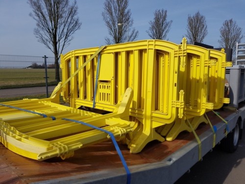 Dranghek 2m kunststof